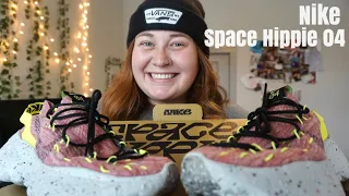 NIKE SPACE HIPPIE *04* (UNBOXING & ON FOOT REVIEW)