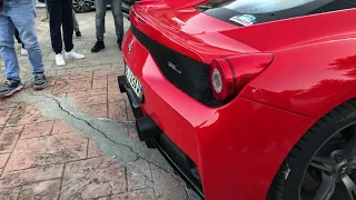 Ferrari 458 Speciale Straight Pipe Rev