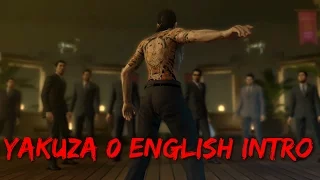 Yakuza 0 - English Intro