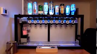 The automatic drink mixing machine -- robot bartender cocktail dispenser