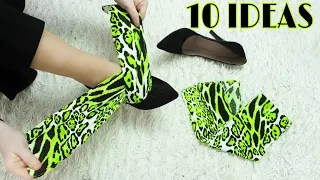 ✅10 Amazing Ideas from Waste Pieces of Fabrics for Bags, Clothes, Shoes and Hair