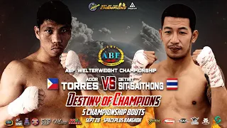 Ador Torres VS Detrit Sit Saithong | Full Fight | September 28, 2023