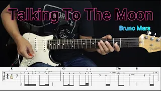 Talking To The Moon - Bruno Mars - Guitar COVER + TABS