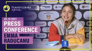 Press conference - Emma Răducanu/ 26.10.2021