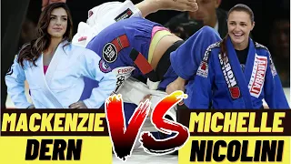 MACKENZIE DERN vs MICHELLE NICOLINI | UFC vs ONE FC Greatest Female BJJ Match ever!