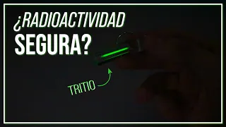 ¿Radioactividad segura? Mi llavero LUMINOSO con TRITIO | La Radioluminiscencia