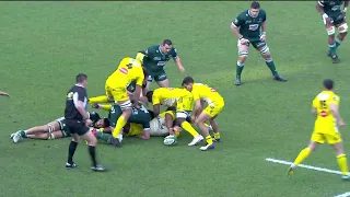 TOP 14 - Essai de Levani BOTIA (SR) - Section Paloise - Stade Rochelais - Saison 2022/2023