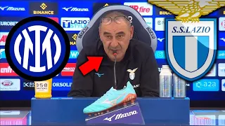 MADONNA MIA! GUARDA COSA HA DETTO SARRI PRIMA DEL DERBY CONTRO L'INTER! NOTIZIE DI LAZIO