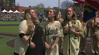 Star Spangled Banner National Anthem, Vanderbilt University Nashville TN, VandyBoys, March 30, 2024