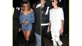 Justin Bieber & Rihanna Party it Up at a Club in London