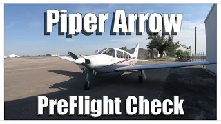 How to Preflight an Airplane - 2018 Piper Arrow G500