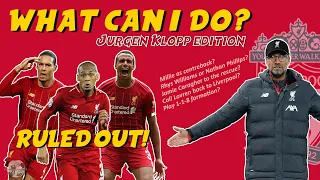 WHAT CAN I DO? JURGEN KLOPP EDITION - FOOTBALL MANAGER 2020 EXPERIMENT #FM20