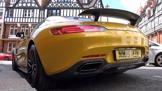 AMG GT S Edition One: start-up and Drive-by in London!