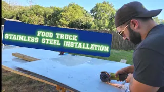 How To Build a Food Truck: Installing the Stainless Steel