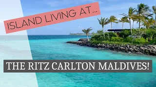 We explored the Ritz Carlton Maldives!