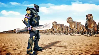 CAN THANOS STOP 200,000 DINOSAURS? | Ultimate Epic Battle Simulator 2 | UEBS 2