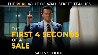 The First 4 Seconds of a Sale | Free Sales Training Program | Sales School with Jordan Belfort