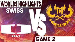 DK vs GAM Game 2 Highlights | SwissStage | Worlds 2023 | Dplus Kia vs GAM Esports