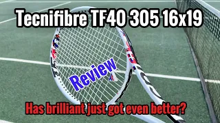 Tecnifirbre TF40 305 16x19 Tennis Racquet / Racket review