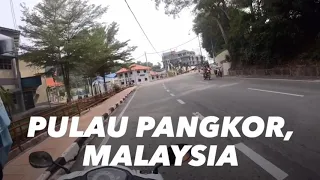 Scooter ride around Pangkor Island, Perak.