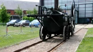 Replica of the Penydarren Steam Locomotive