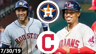 Houston Astros vs Cleveland Indians Highlights | July 30, 2019 (2019 MLB Season)