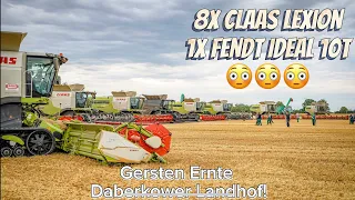 9 Mähdrescher auf einem Feld😲🤯 | Ernte 2023 | Daberkower Landhof | Agrar Phil