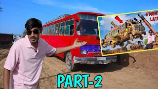 Underground Bus Restoration By Crazy XYZ | Underground Bus After 5 Months😱- Buried Bus Rescue Part 2