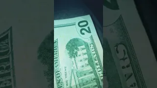 Testing 20$ bills with a counterfeit detection pen