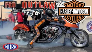 WHY THIS NEW PRO OUTLAW DRAG BIKE CLASS WILL GAIN POPULARITY WITH PRO FUEL NITRO HARLEY RACERS!