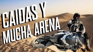 INTENTO CONDUCIR por ARENA y es MUY DIFÍCIL curso OFFROAD en BENELLI TRK 502 X