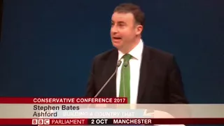 Stephen Bates speech to #CPC17 during Economy session