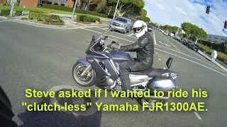 First ride on "clutch-less" Yamaha FJR1300AE