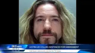 Justin Lee Collins sentenced for harassment