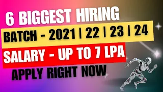 6 Off campus Drive for 2024 | 2023 batch | Internships 2024 | Latest Jobs 2024 | Freshers Jobs 2024