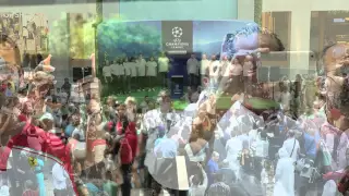 UEFA Champions League flash mob in Abu Dhabi