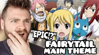 First Time Hearing "Fairy Tail Main Theme" | FAIRY TAIL OST | ANIME REACTION