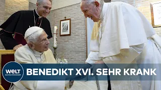 SORGE UM BENEDIKT XVI.: "Sehr krank" -  Papst Franziskus fordert zu Gebete für Vorgänger auf