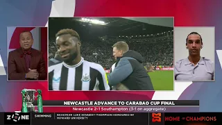 Newcastle advance to Carabao Cup Final, Newcastle 3-1 Southampton (on agg), Zone reacts