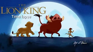 DisneyArt2024 - 01 The Lion King "Time-lapse" #2024 #thelionking #waltdisneyanimation