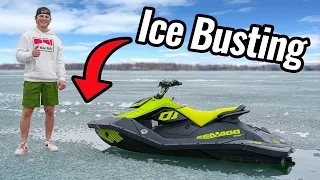 New Jet Ski Ice Busting!!