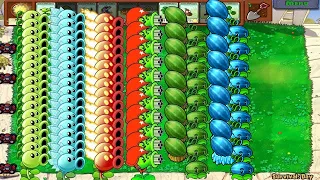 Plants vs Zombies Minigames Zombotany 2 - All Pea PvZ vs 999 Gargantuar