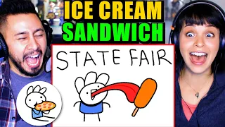 ICE CREAM SANDWICH | State Fair - Reaction!