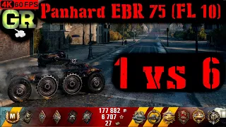 World of Tanks Panhard EBR 75 (FL 10) Replay - 10 Kills 5.9K DMG(Patch 1.4.0)