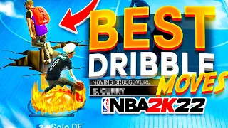 BEST DRIBBLE MOVES IN NBA 2K22... *FASTEST* BEST COMBOS w/ GLITCHY SIG TUTORIAL BECOME A DRIBBLE G0D