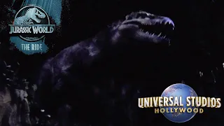 Jurassic World: The Ride FULL 4K with new Indominus Rex animatronics at Universal Studios Hollywood