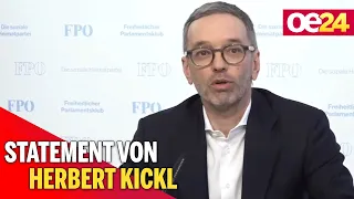 Herbert Kickl zu aktuellen politischen Themen