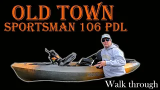 Oldtown Sportsman 106 PDL - New Kayak Walkthrough