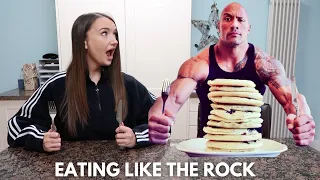 I ATE THE ROCKS CHEAT MEALS FOR 24 HOURS