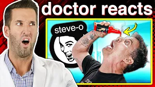 ER Doctor REACTS to WORST Steve-O Injuries of All Time